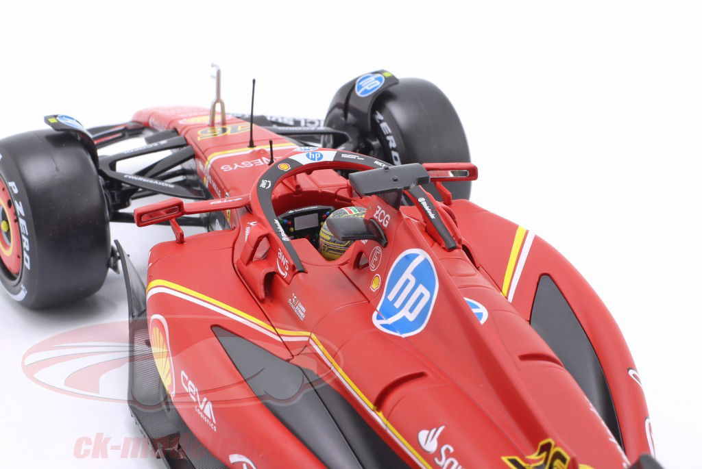 Charles Leclerc Ferrari SF-24 #16 勝者 イタリア語 GP 式 1 2024 1:18 Bburago