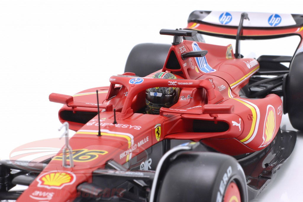 Charles Leclerc Ferrari SF-24 #16 vincitore Italiano GP formula 1 2024 1:18 Bburago