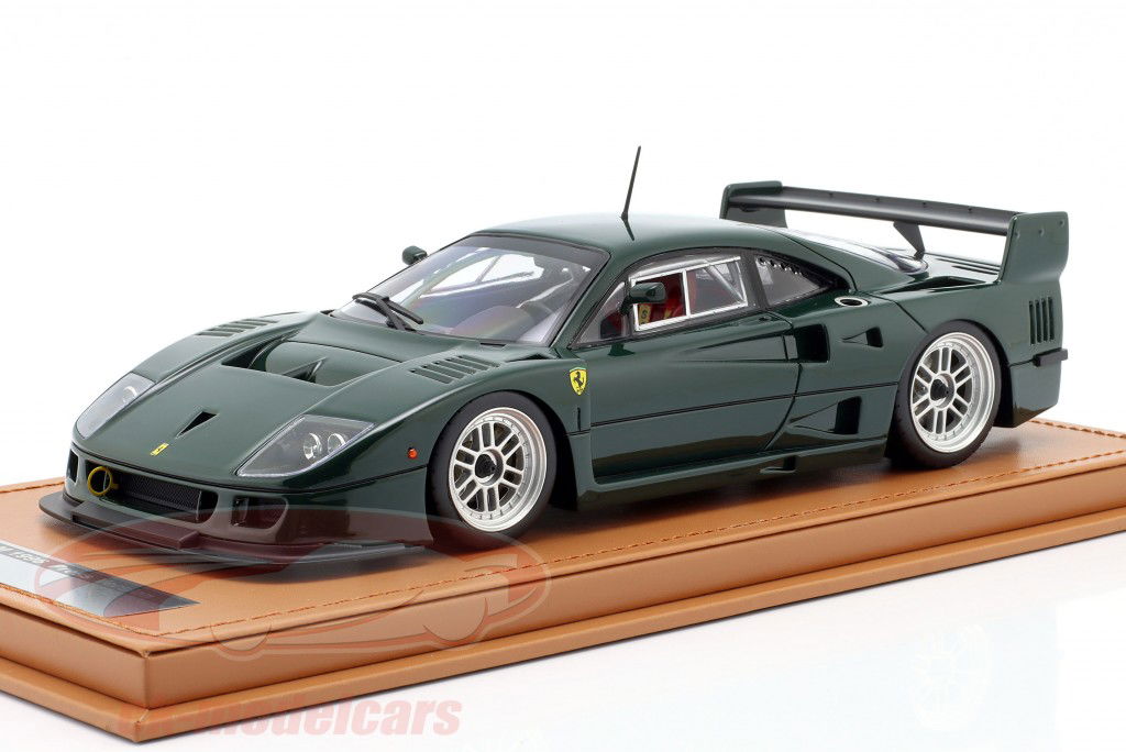 Ferrari F40 LM Presse Version Byggeår 1996 mørkegrøn 1:18 Tecnomodel