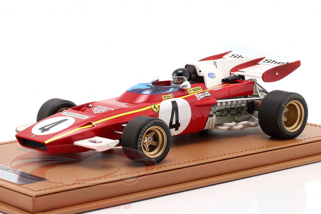 Jacky Ickx Ferrari 312B2 #4 2º Mónaco GP fórmula 1 1971 1:18 Tecnomodel