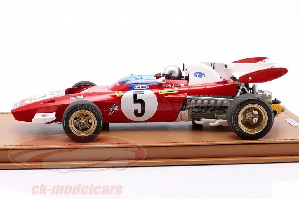 ミニカー Ferrari 312B2 #5 GP Nurburgring 1971 Tecnomodel 1:18 Jacky Ickx Ferrari 312B2 #2 Winner