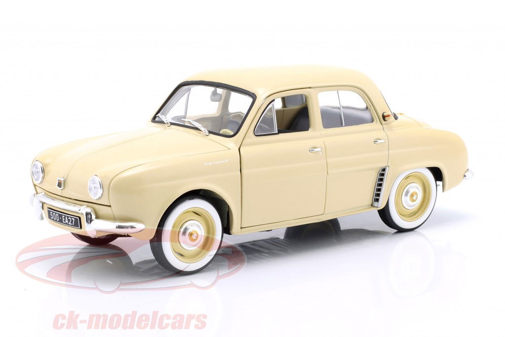 Renault Dauphine Byggeår 1958 beige 1:18 Norev