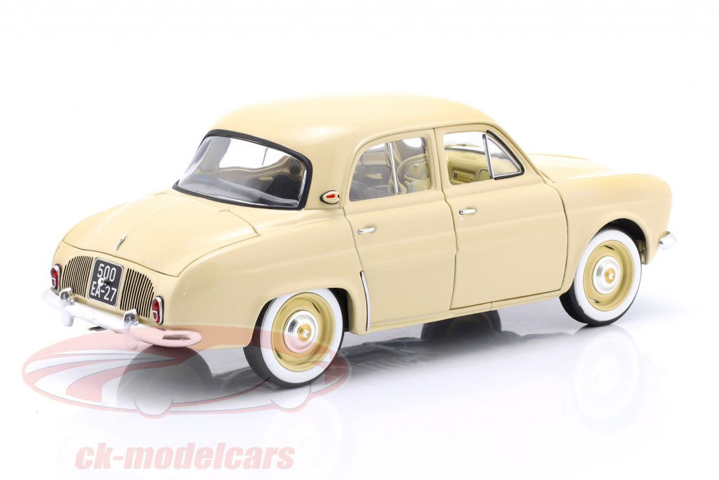 Renault Dauphine Byggeår 1958 beige 1:18 Norev
