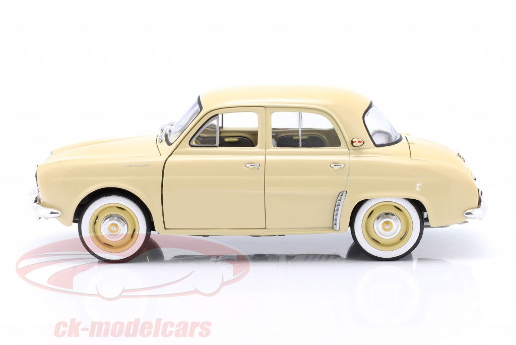 Renault Dauphine Byggeår 1958 beige 1:18 Norev