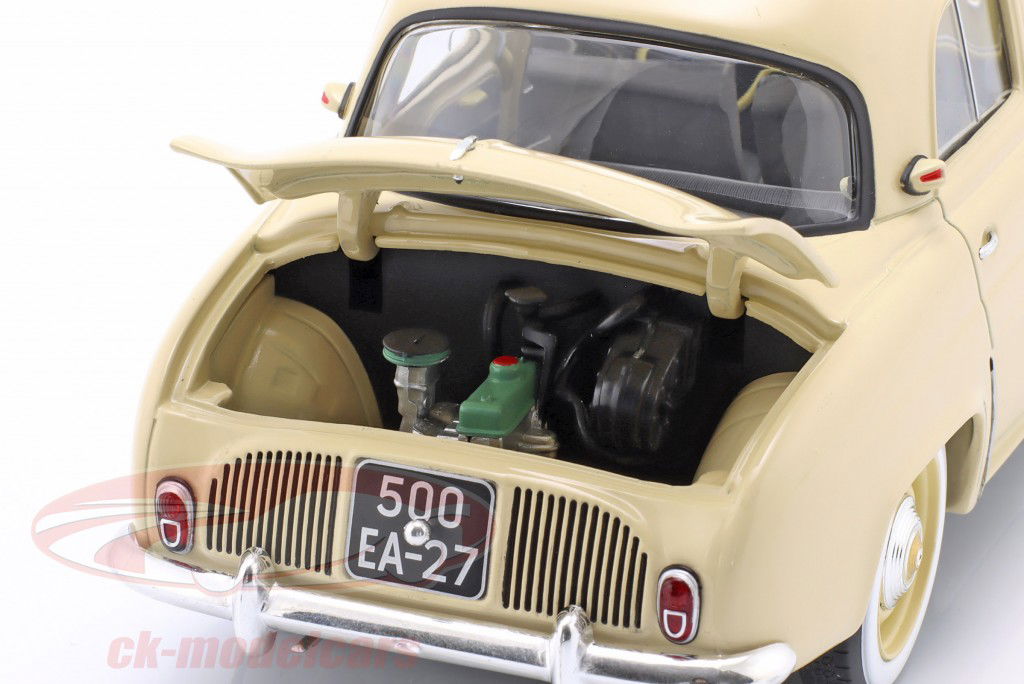 Renault Dauphine Byggeår 1958 beige 1:18 Norev