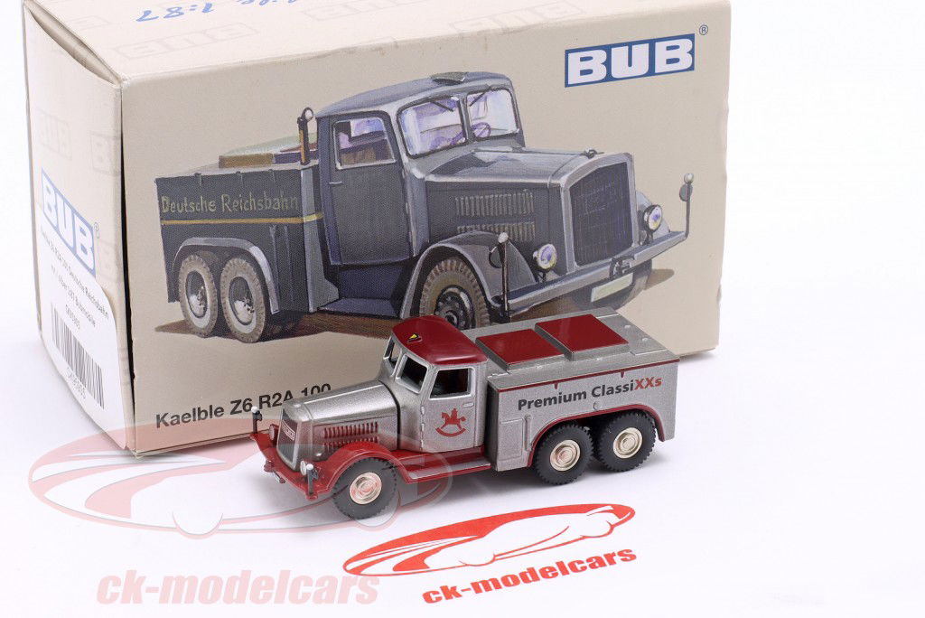 Kaelble Z6 R2A 100 Duits Reichsbahn rood / zilver 1:87 Bubmobile