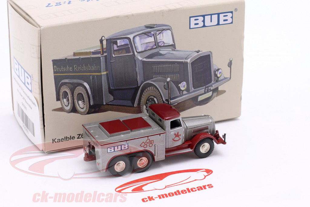 Kaelble Z6 R2A 100 Tysk Reichsbahn rød / sølv 1:87 Bubmobile