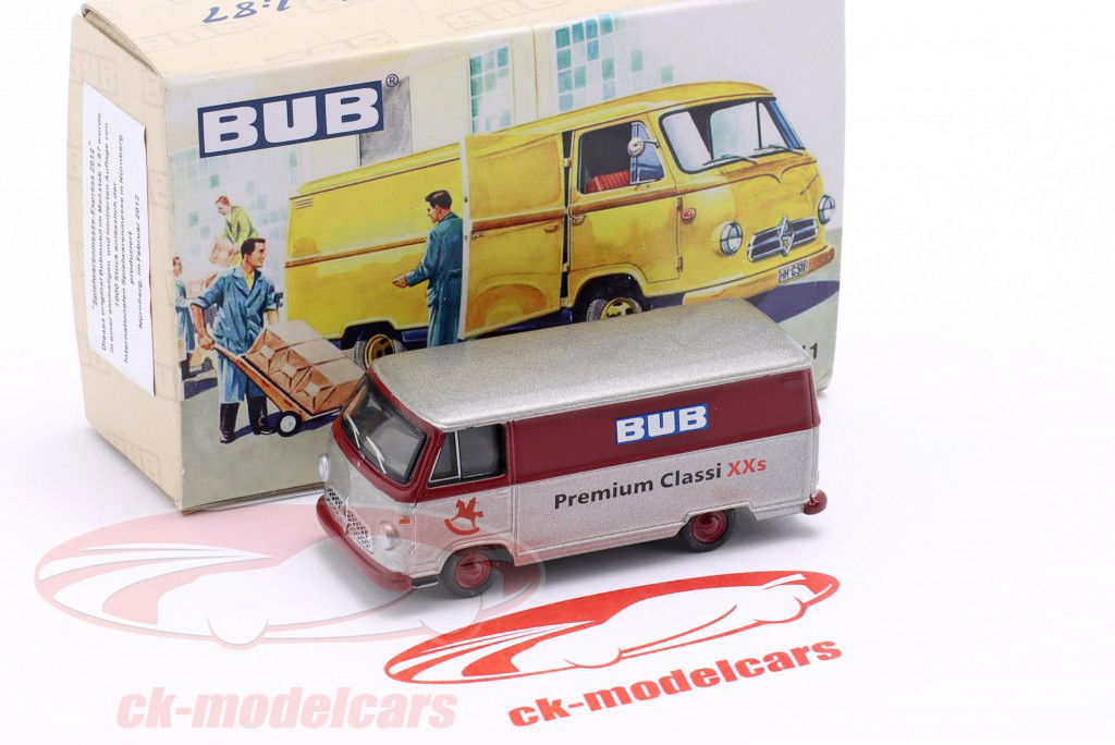 Borgward B611 silver / red 1:87 Bubmobile