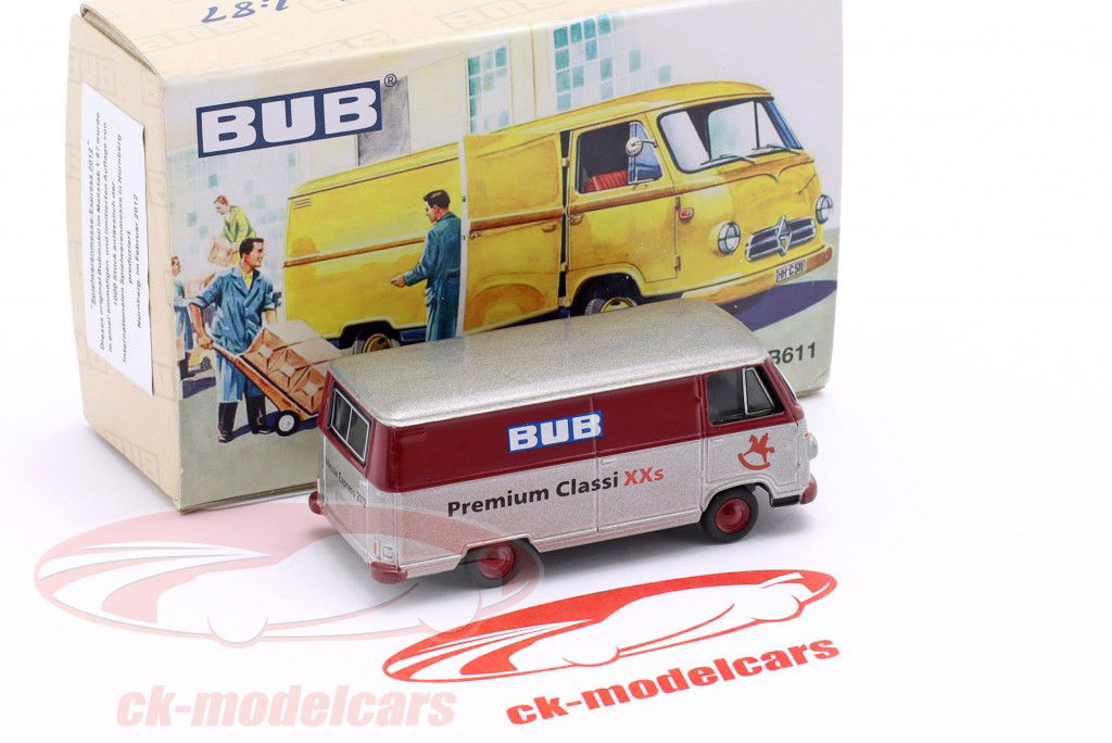 Borgward B611 argento / rosso 1:87 Bubmobile