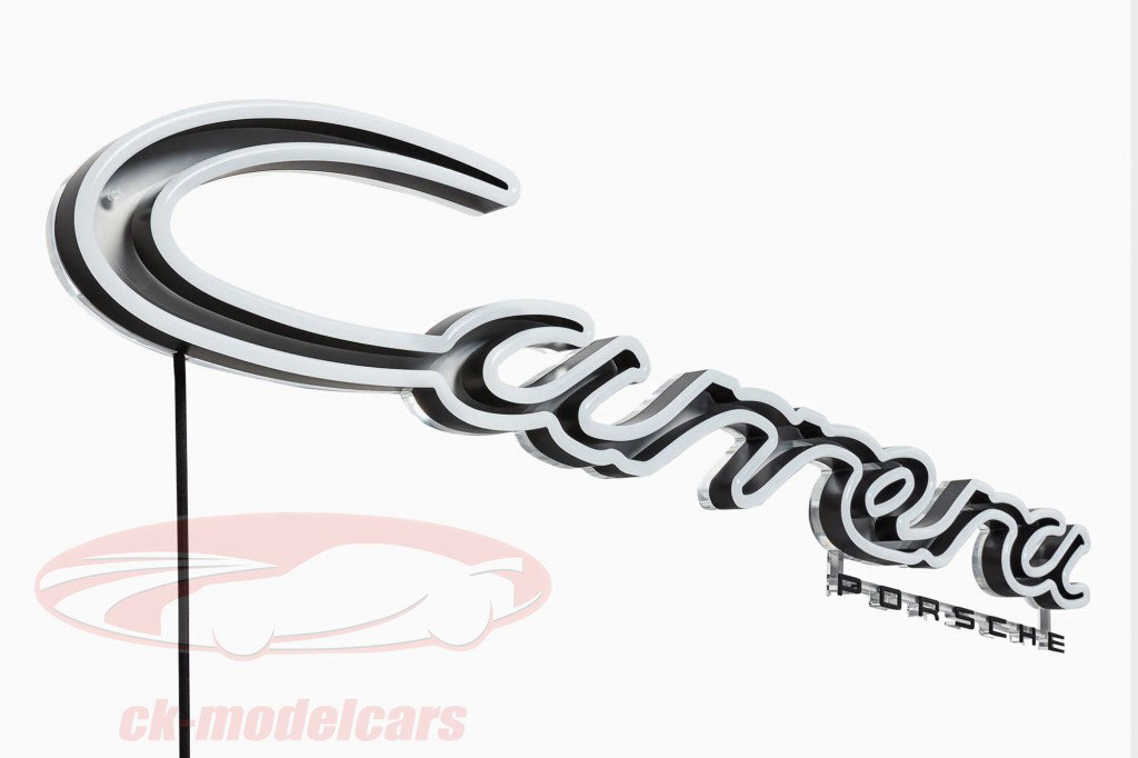 High-quality Illuminated lettering Porsche Carrera