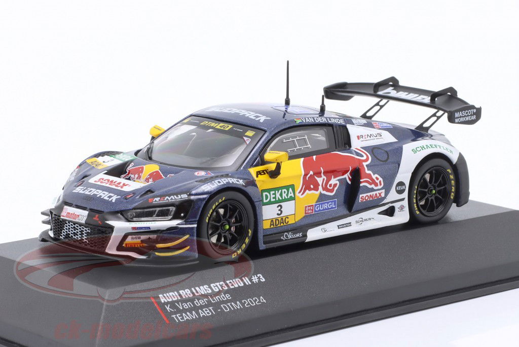 Audi R8 LMS GT3 Evo II #3 DTM Vicemester 2024 K. van der Linde 1:43 Ixo