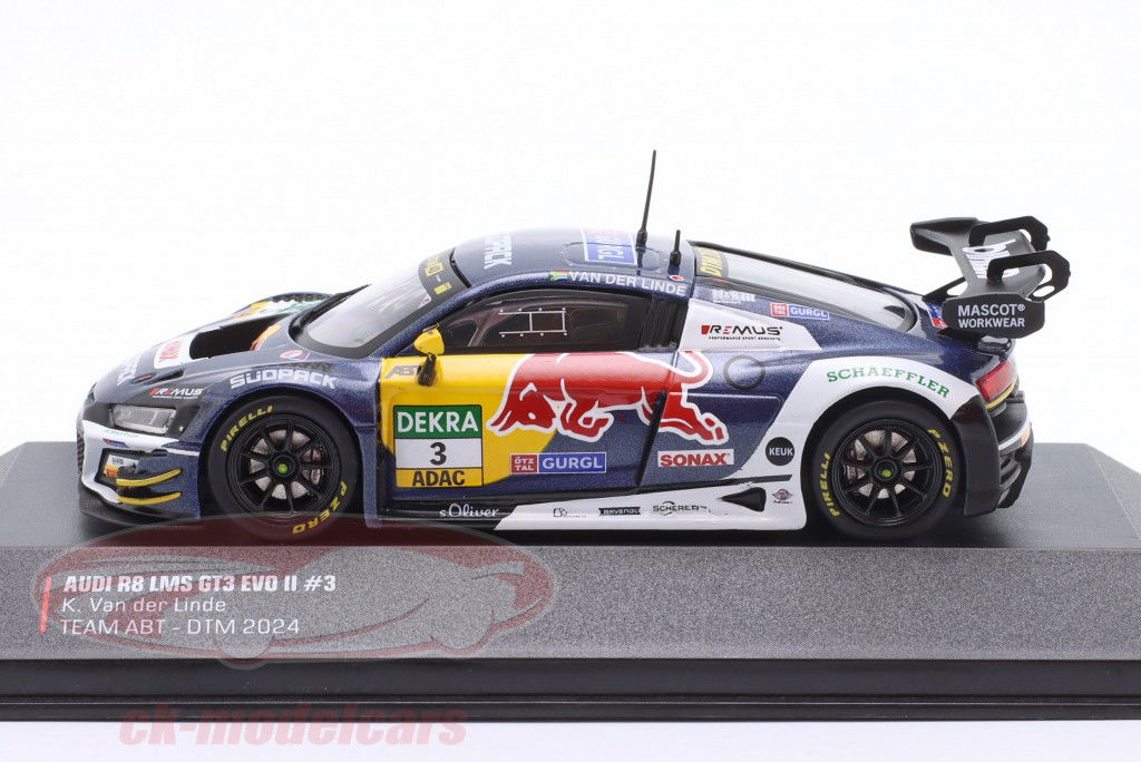 Audi R8 LMS GT3 Evo II #3 DTM Vicemester 2024 K. van der Linde 1:43 Ixo