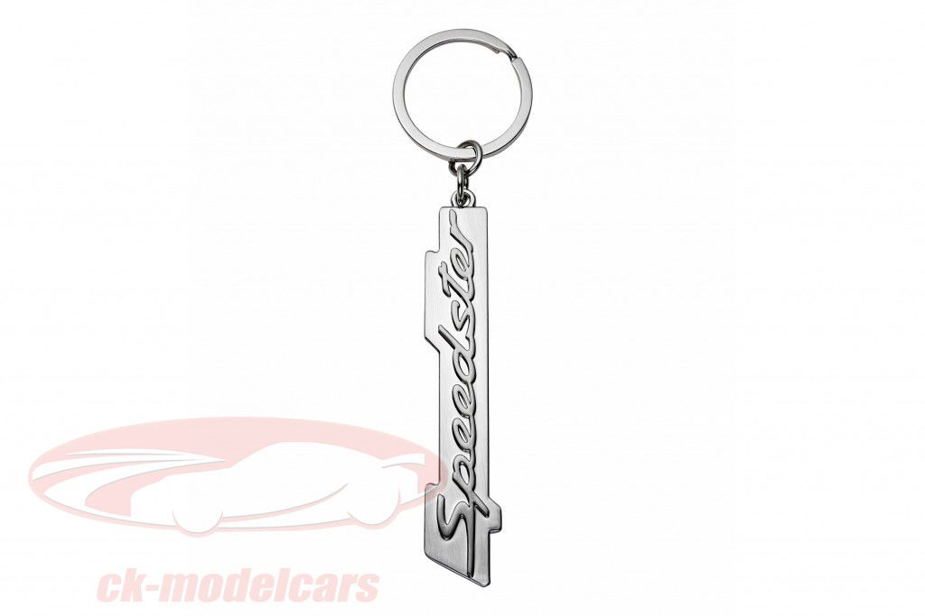 Keychain Porsche Speedster lettering silver