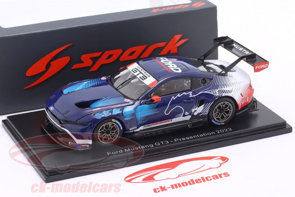 Ford Mustang GT3 #64 Præsentationsmodel 2023 1:43 Spark