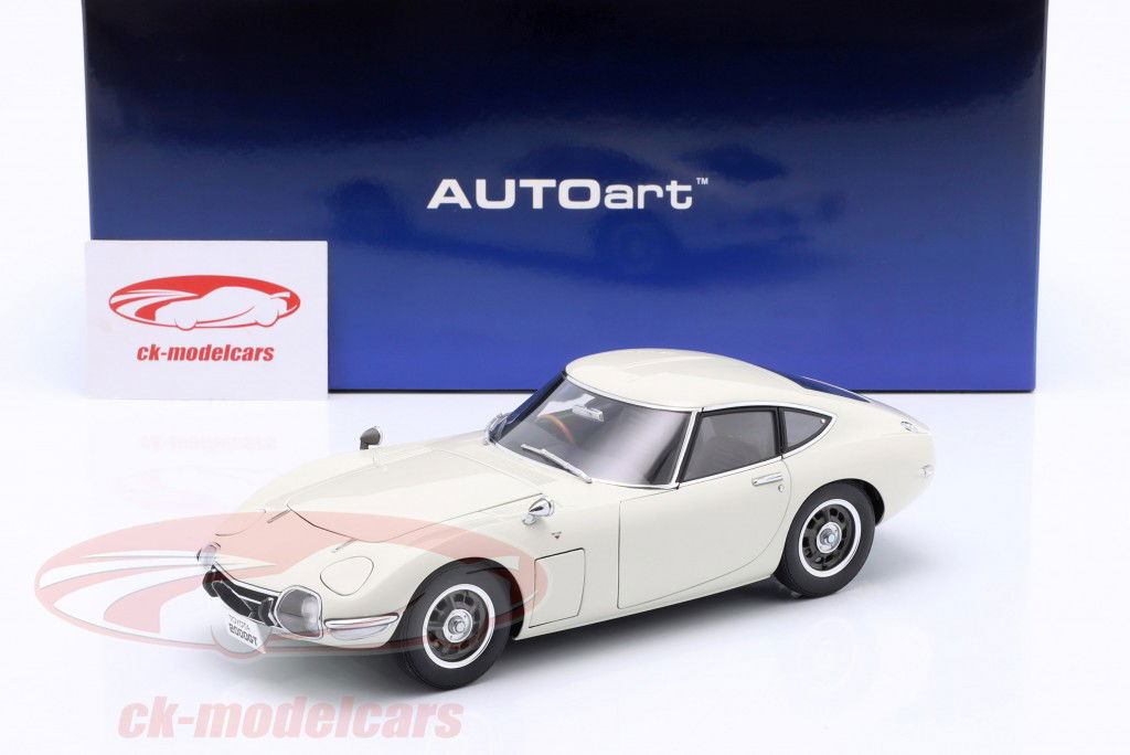 Toyota 2000GT Bouwjaar 1967 wit 1:18 AUTOart