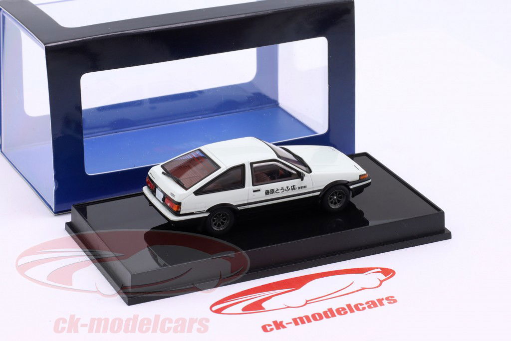 Toyota Sprinter Trueno (AE86) Initial D bianco 1:64 AUTOart