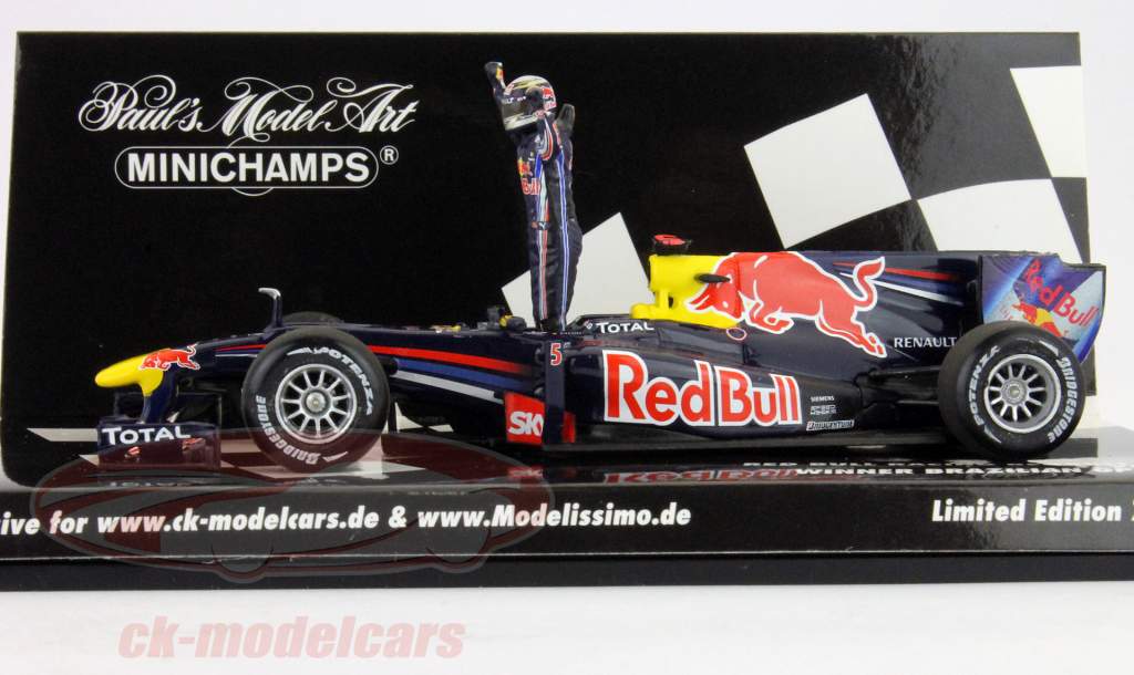 Minichamps 1:43 S.ベッテル、レッドブルRB6フォーミュラ1 2010