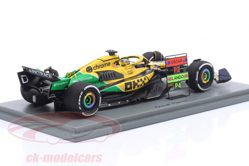 Oscar Piastri McLaren MCL38 #81 2e Monaco GP formule 1 2024 1:43 Spark