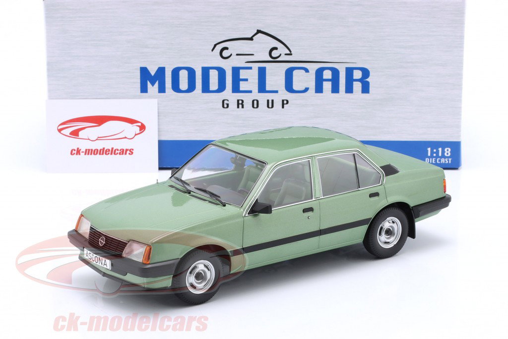 Opel Ascona C Year 1981 light green metallic 1:18 ModelCar Group