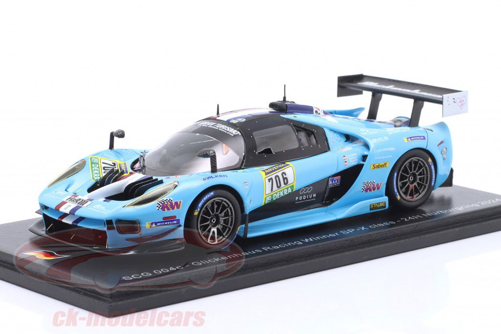 Glickenhaus SCG 004c #706 gagnant SPX 24h Nürburgring 2024 1:43 Spark