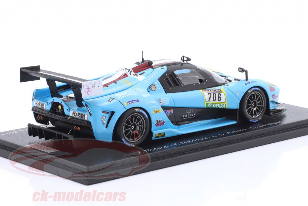 Glickenhaus SCG 004c #706 gagnant SPX 24h Nürburgring 2024 1:43 Spark