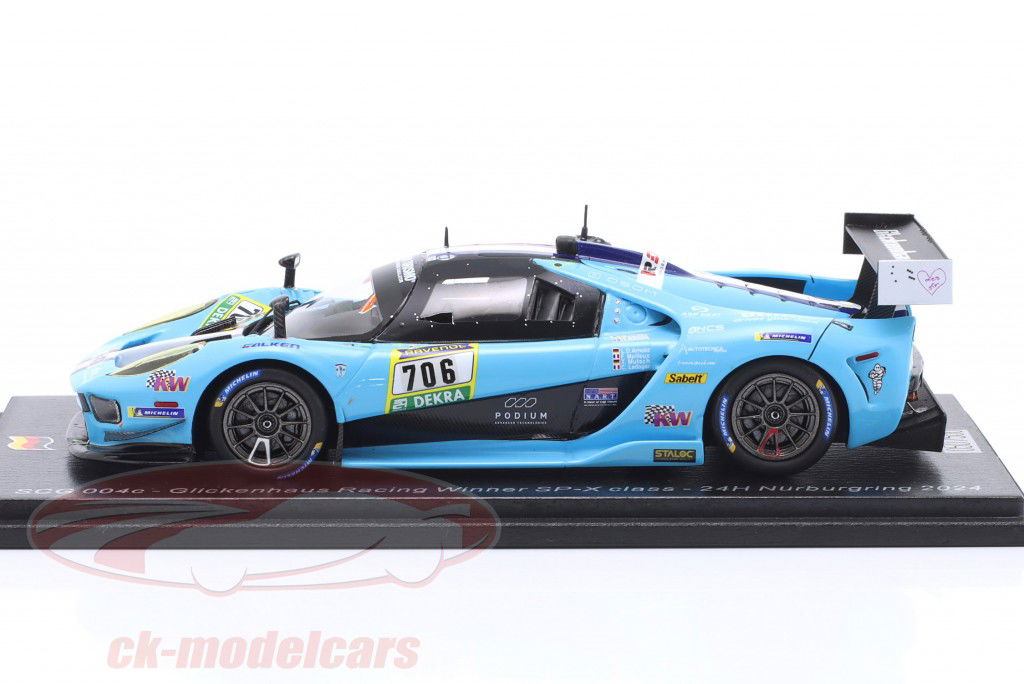 Glickenhaus SCG 004c #706 gagnant SPX 24h Nürburgring 2024 1:43 Spark