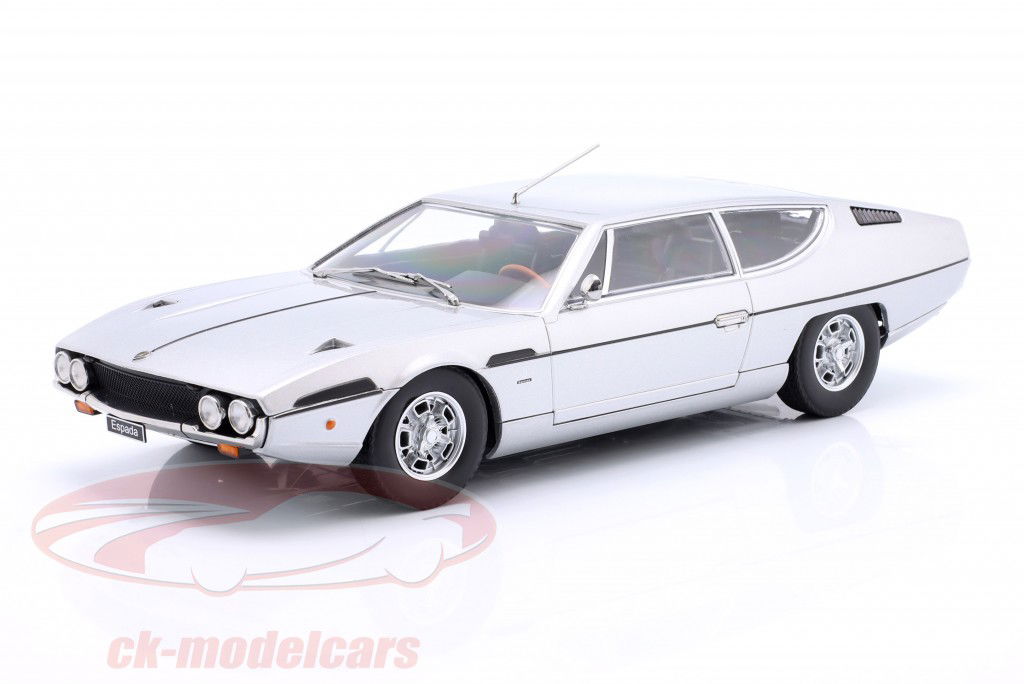Lamborghini Espada S2 Byggeår 1970 sølv 1:18 KK-Scale