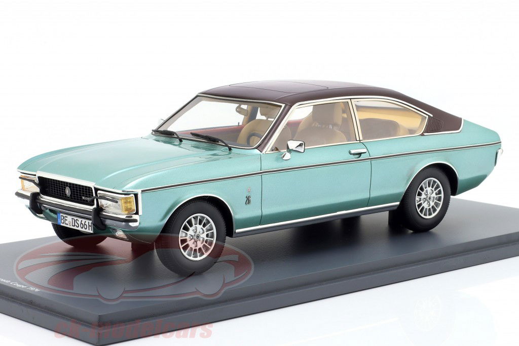 Ford Granada Coupe 建造年份 1974 绿色的 1:18 Schuco