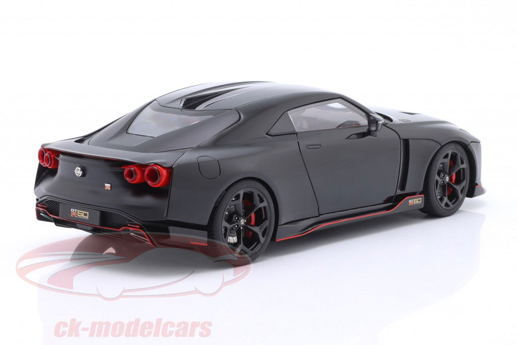 Nissan GT-R50 by Italdesign 2020 negro / aburrido negro 1:18 AUTOart