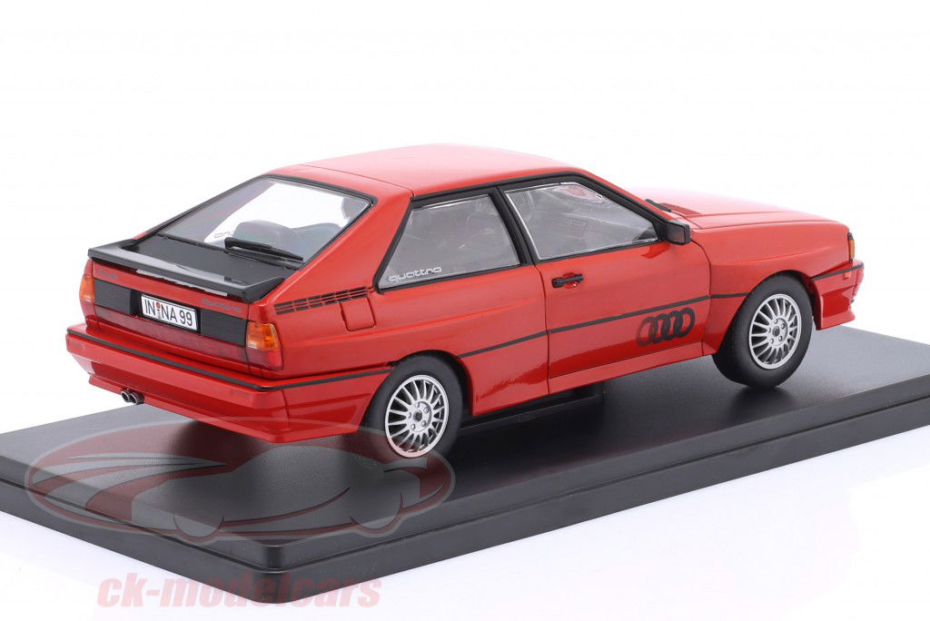 Audi Quattro Bouwjaar 1980 rood 1:24 Ixo