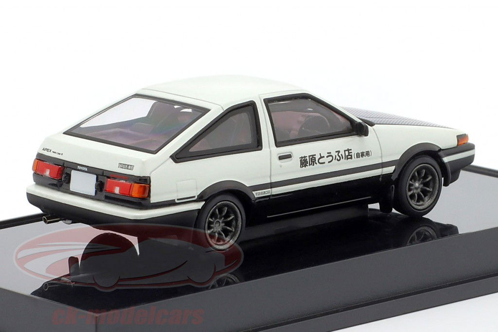 Toyota Sprinter Trueno (AE86) Project D Final Version bianco 1:64 AUTOart