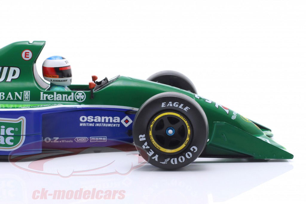 1/18 ジョーダン 191 #32 ベルギーGP 1991 M.シューマッハ 1991 ベルギーGP 【191 #32】M.シューマッハ | エイトプリンの