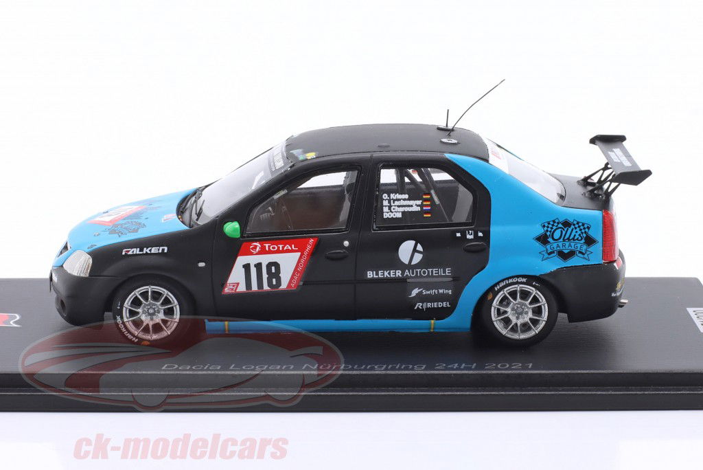 Dacia Logan #118 24h Nürburgring 2021 Team SwiftWing 1:43 Spark