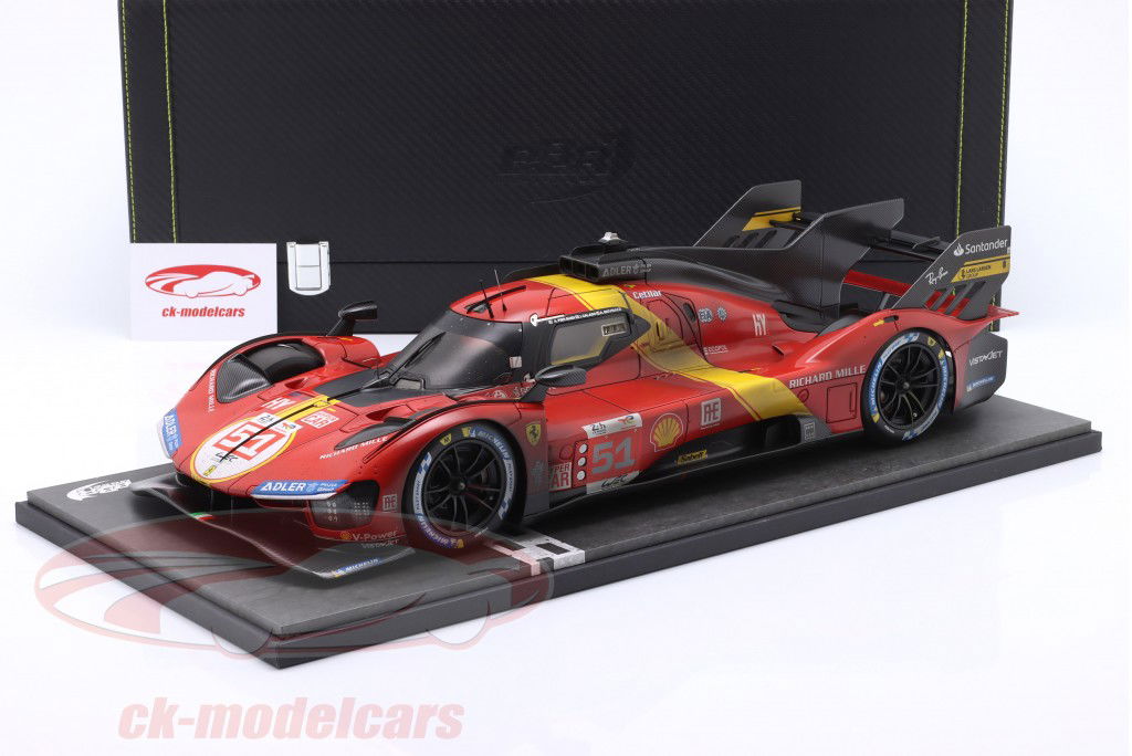 Ferrari 499P #51 Sieger 24h LeMans 2023 Dirty Version 1:12 BBR