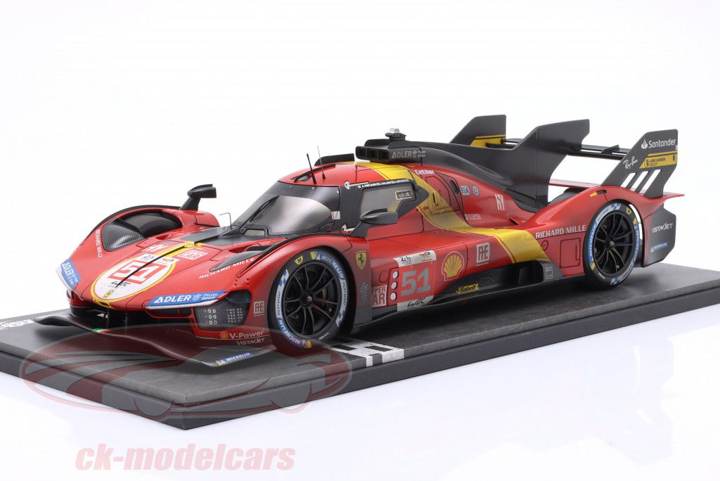 Ferrari 499P #51 winner 24h LeMans 2023 Dirty Version 1:12 BBR