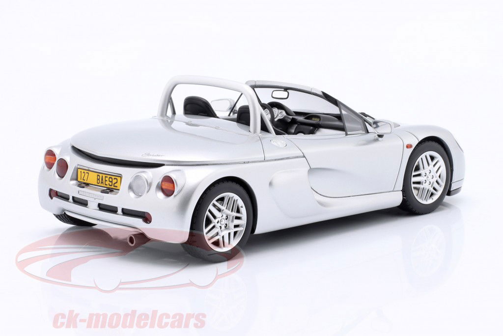 Renault Spider Año de construcción 1999 gris titanio 1:18 OttOmobile
