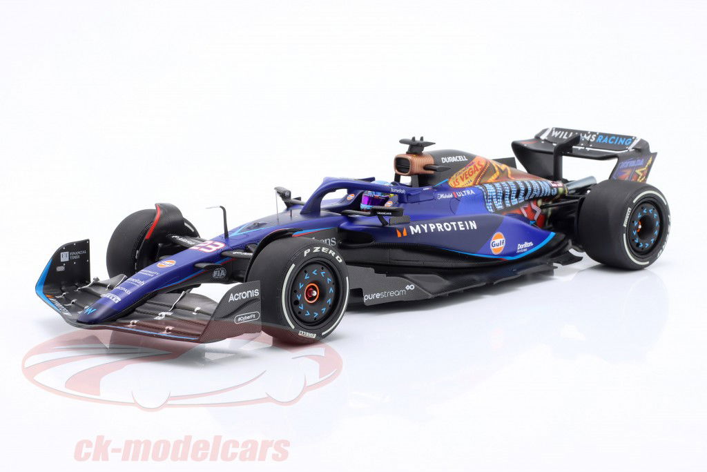 Alex Albon Williams FW45 #23 Las Vegas GP fórmula 1 2023 1:18 Minichamps