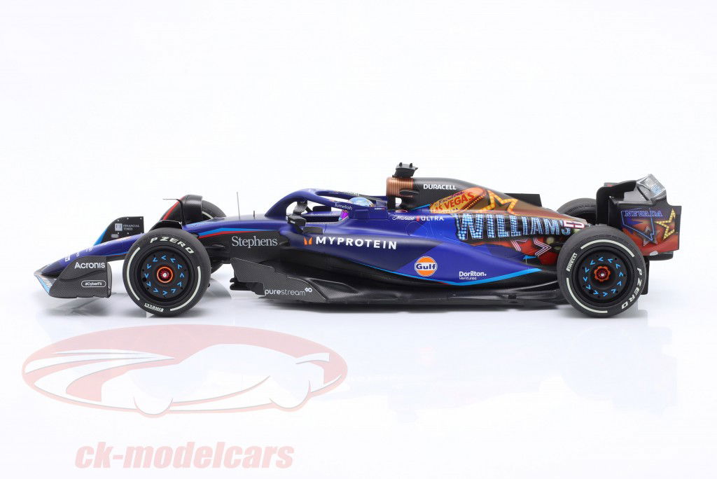 Alex Albon Williams FW45 #23 Las Vegas GP fórmula 1 2023 1:18 Minichamps