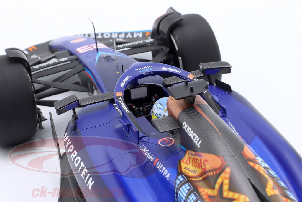 Alex Albon Williams FW45 #23 Las Vegas GP fórmula 1 2023 1:18 Minichamps