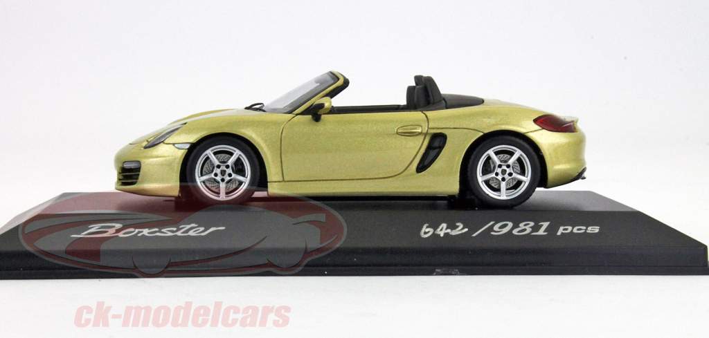 Porsche Boxster guld metallic 1:43 Spark