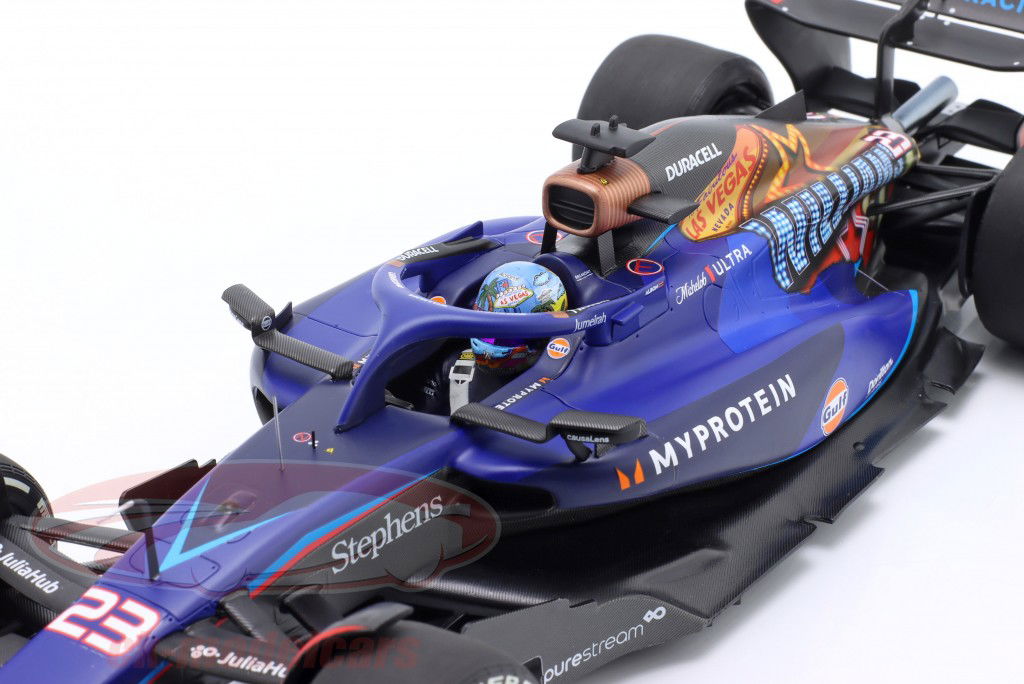 Alex Albon Williams FW45 #23 Las Vegas GP fórmula 1 2023 1:18 Minichamps