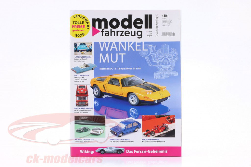 雑誌 MODELLFAHRZEUG 版 7月 / 8月 - いいえ。 4 / 2025