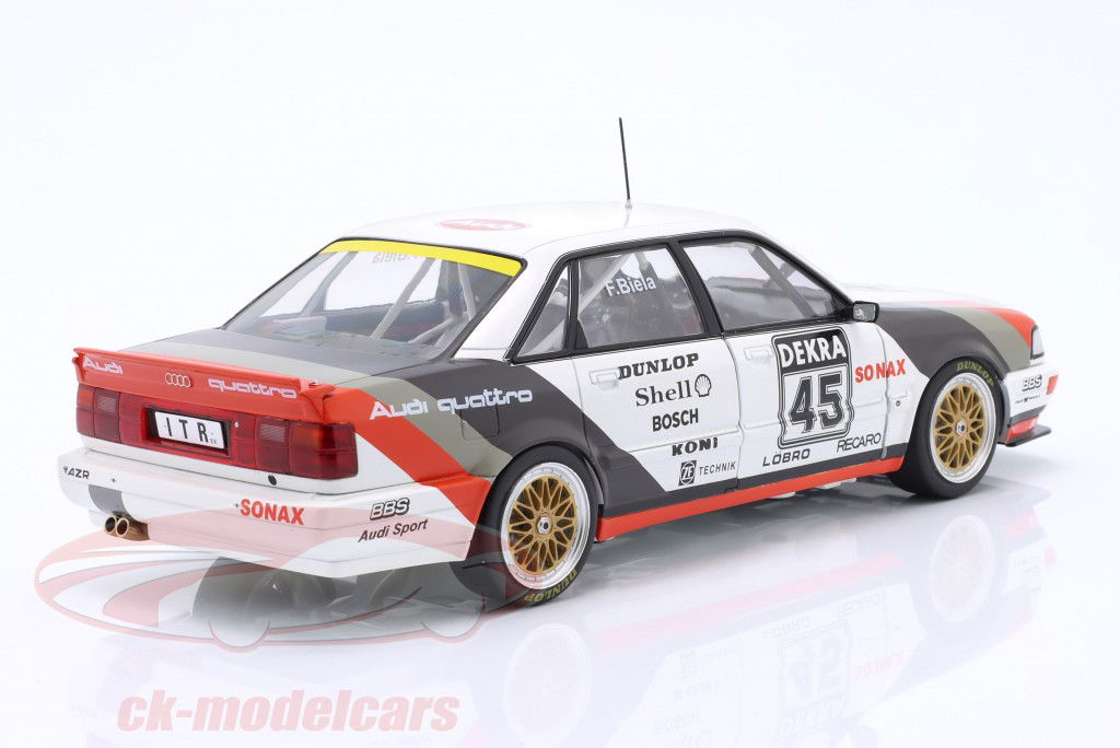 Audi V8 Quattro #45 DTM Champion 1991 Frank Biela 1:18 WERK83