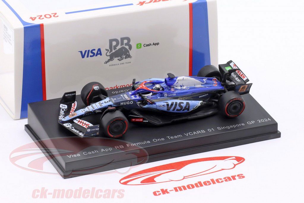 Daniel Ricciardo RB VCARB 01 #3 Singapore GP formel 1 2024 1:64 Spark