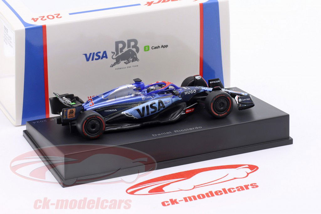 Daniel Ricciardo RB VCARB 01 #3 Singapore GP formel 1 2024 1:64 Spark