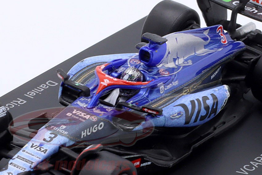 Daniel Ricciardo RB VCARB 01 #3 Singapore GP formel 1 2024 1:64 Spark