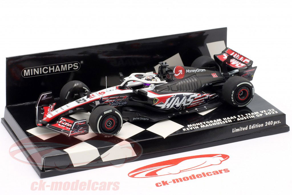 Minichamps 1:43 Kevin Magnussen Haas VF-23 #20 USA GP