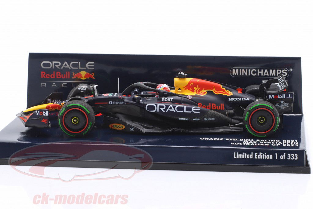 Minichamps 1:43 Max Verstappen Red Bull RB21 #1 2番目