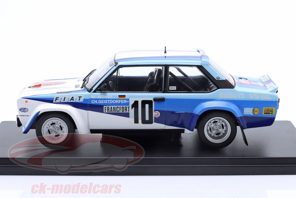 Fiat 131 Abarth #10 优胜者 Rallye Monte Carlo 1980 Röhrl, Geistdörfer 1:24 Altaya