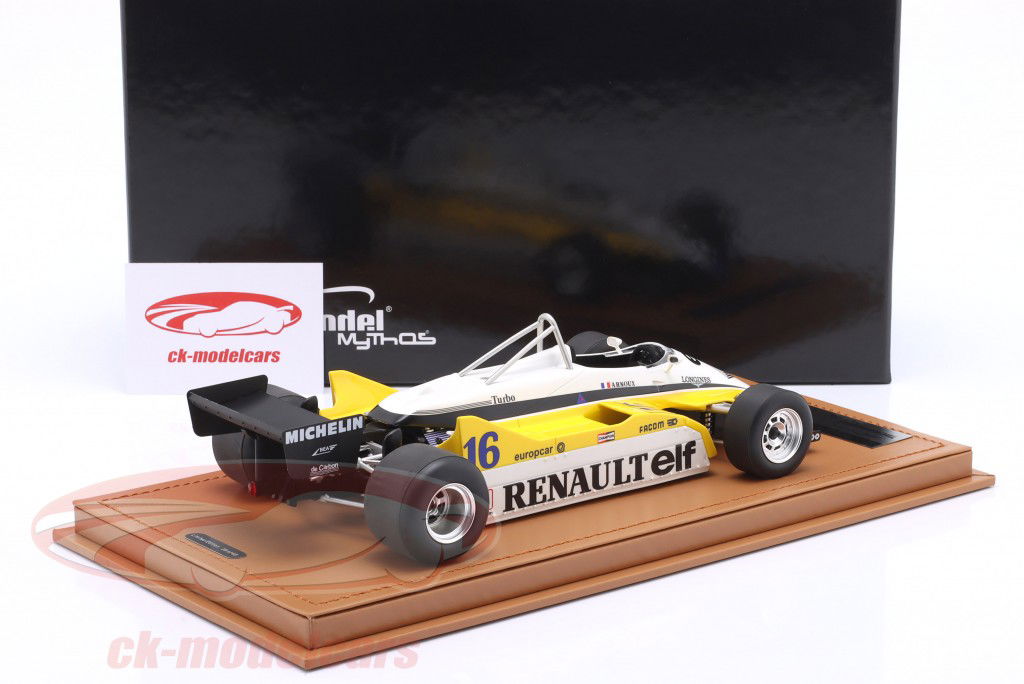 Tecnomodel 1:18 René Arnoux Renault RE30B #16 优胜者法国GP